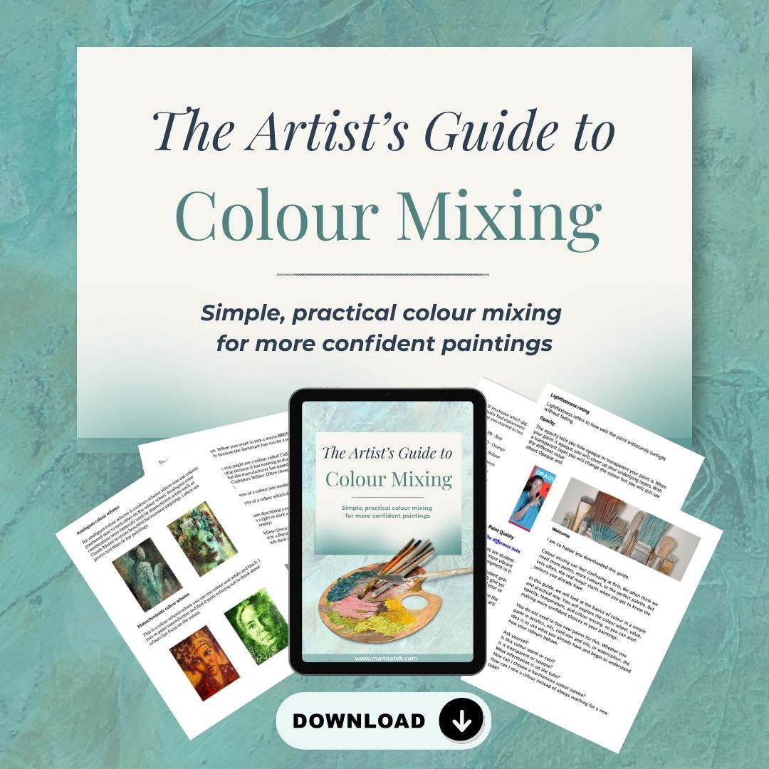 Colour mixing guide for artists